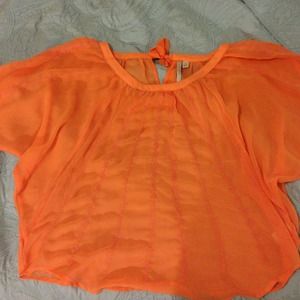 Orange Lauren Conrad blouse