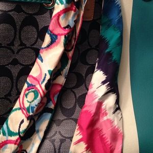 Coach small scarf for on a purse