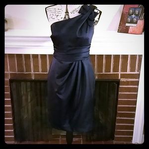 Navy blue bridesmaid dress