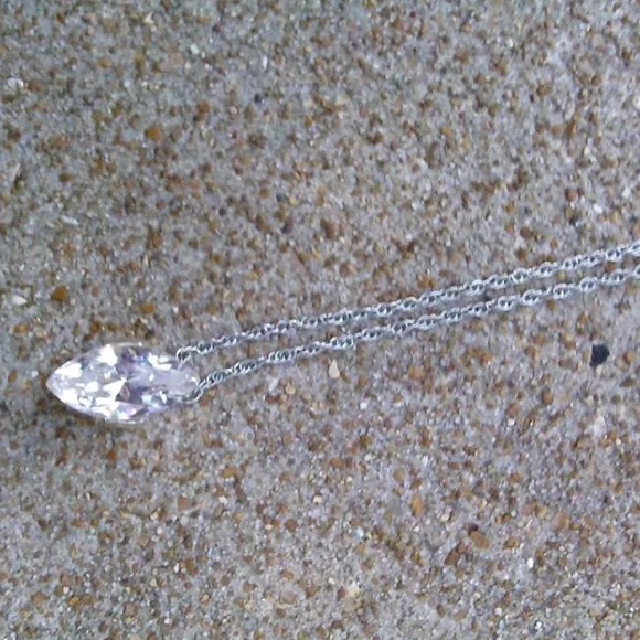 Cz marquise necklace