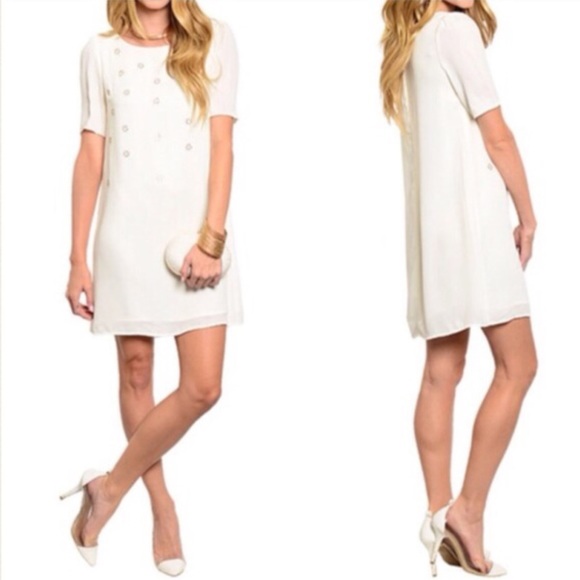 ⬛️BF Sale! Org $35 🔹Last🔹Embellished Shift Dress - Picture 3 of 4