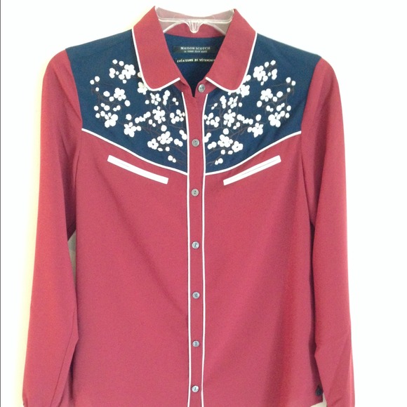 Maison Scotch Western Inspired Shirt