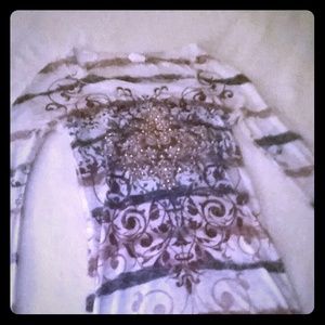 Studded long sleeve shirt