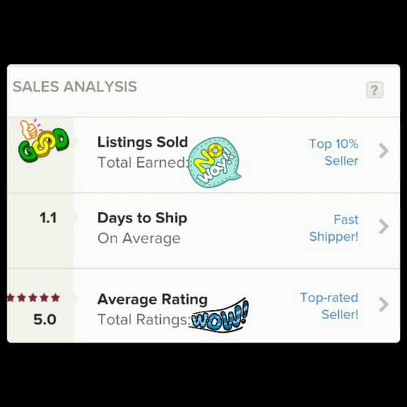 FIVE STAR SELLER.