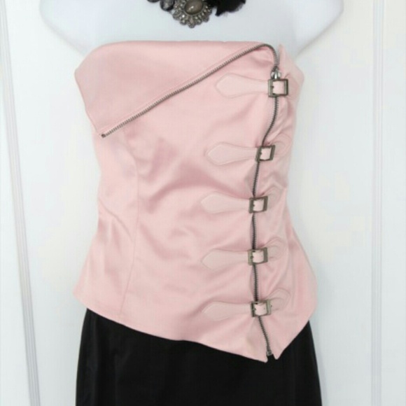 BeBe Bustier Style Top - Pink
