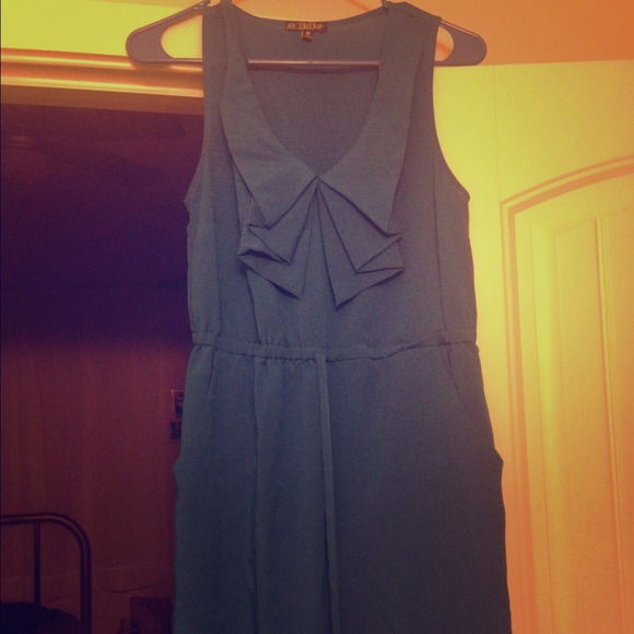 Dark blue professional looking dress