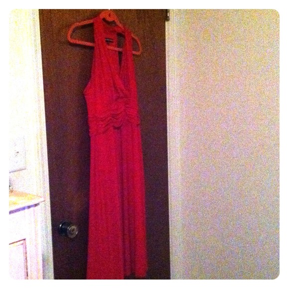 Red halter dress Marilyn Jones Wear size 14
