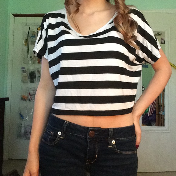 Stripped crop top