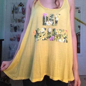 Yellow tank top