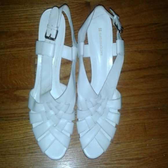 Naturalizer Shoes - Naturalizer wedge heels shoes sandals off white 9