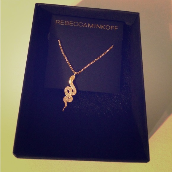 Rebecca Minkoff snake necklace