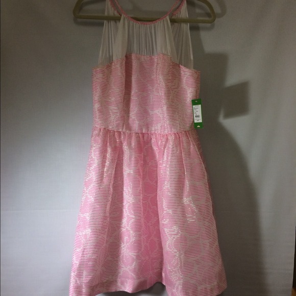 Lilly Pulitzer Chiffon Halter Dress