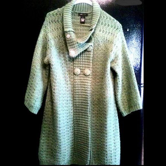 Long sweater.