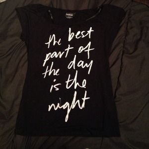 Reserved - Bebe T shirt and bracelet