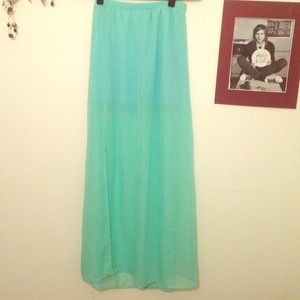Sheer Nasty Gal long skirt