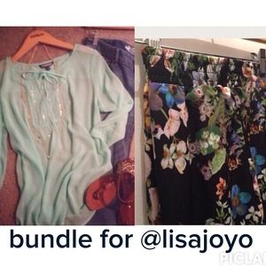 🚫BUNDLED Pastel green tunic/top