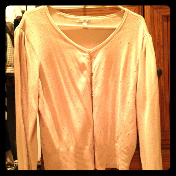 Eva Mendez Beaded cardigan