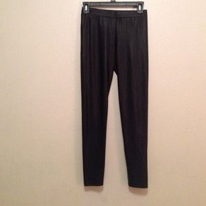 Faux leather leggings
