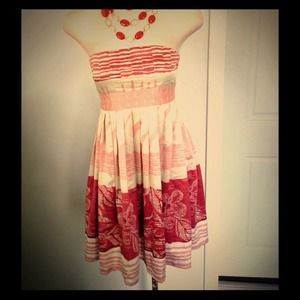 BCBG Girls Pink and cream dress