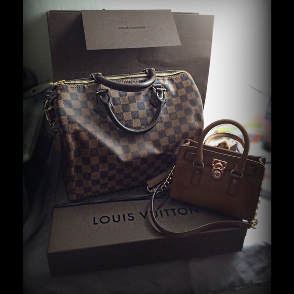 Louis Vuitton Speedy 30 & MK Mini Hamilton - Picture 1 of 4