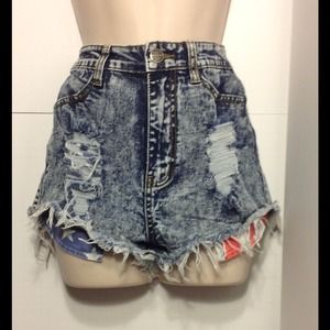 High waisted shorts