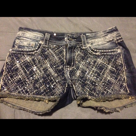 Miss me bedazzled Jean shorts