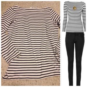 Cotton Stripped Long-sleeve Tee