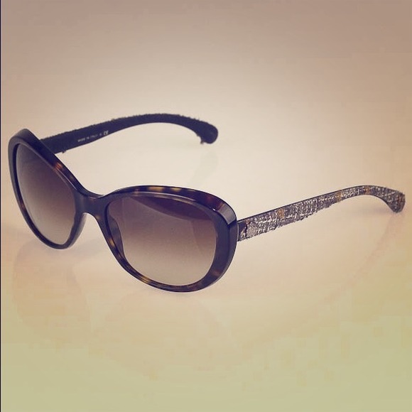 Sold! Chanel Tweed Sunglasses