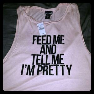 Crop tank top