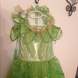Tinker belle Disney dress size 7-8