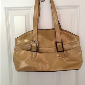Gold handbag