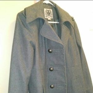 Esprit Gray pea coat 3\4 length