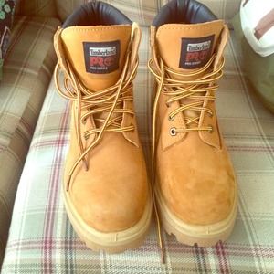 Timberland boots -Steel toe