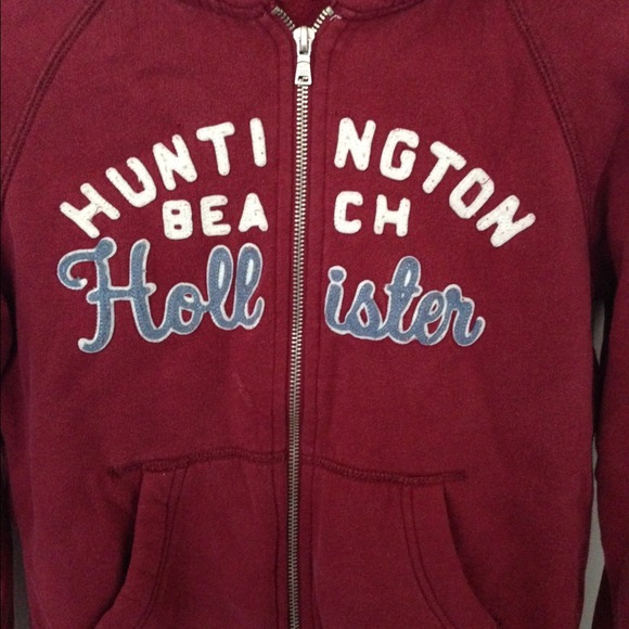 Hollister zip up hoodie