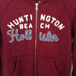 Hollister zip up hoodie