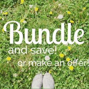 BUNDLE to save on shipping! Let me know :)