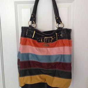 Striped shoulder bag!