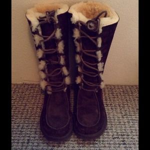 UGG lace up boots