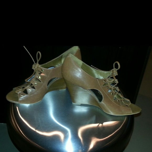 BCBG Generation Lace-up Wedges - Picture 2 of 3