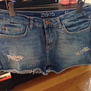 Zara Cutoff Denim Shorts