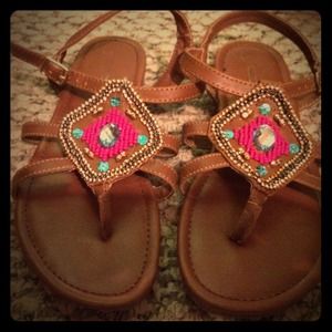 gladiator style flip flops!