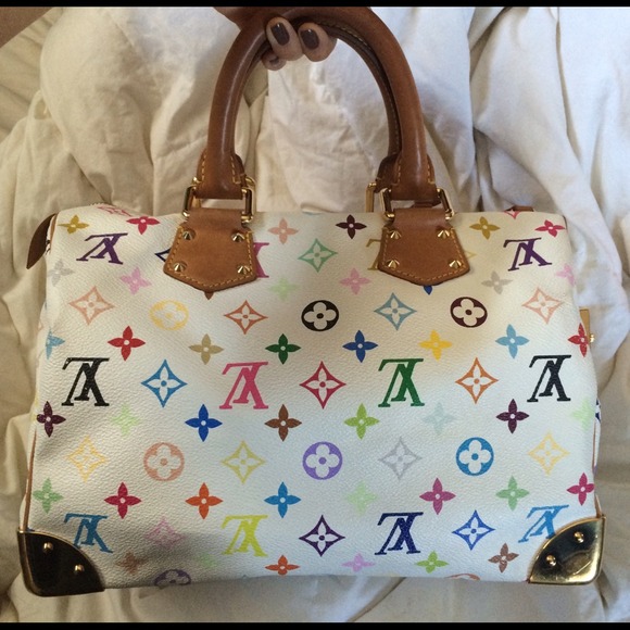 REDUCED Louis Vuitton Speedy 30 Multicolore - Picture 3 of 4