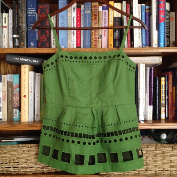 ✏️SALE✏️Anthropologie Green Maeve Tank