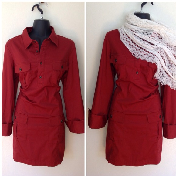 Beautiful Fall Red Casual dress. Never worn. SOLD
