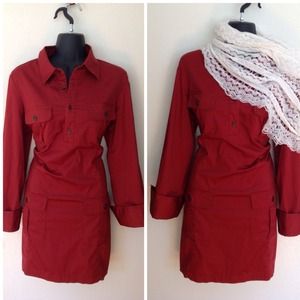 Beautiful Fall Red Casual dress. Never worn. SOLD
