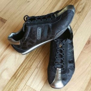 Coach Black & Silver Sneakers