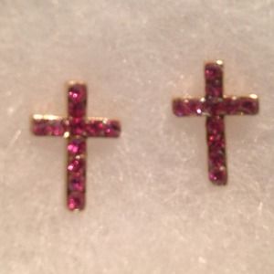 Cross earrings