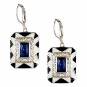 Rectangular Sapphire Love Collection