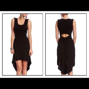 Open-Back Hi-Lo Dress