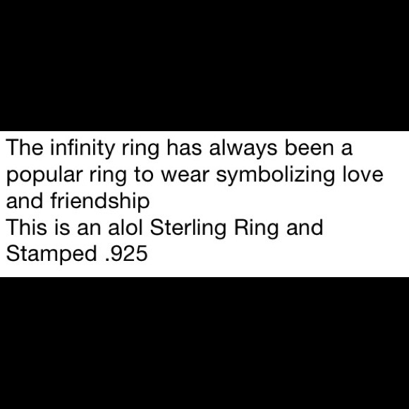 Infinity ring size 7 - Picture 2 of 2